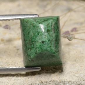 Maw-sit-sit Verde naturale da 8.66 ct, Taglio a baguette, Opaco
