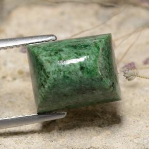 Maw-sit-sit Verde naturale da 8.66 ct, Taglio a baguette, Opaco