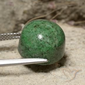 Maw-Sit-Sit Verde medio naturale da 13.27 ct, Rotondo, Opaco