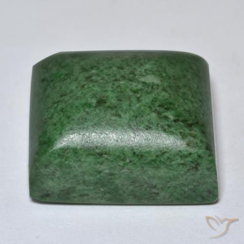 Maw-Sit-Sit Verde scuro naturale da 48.39 ct, Taglio a baguette, Opaco
