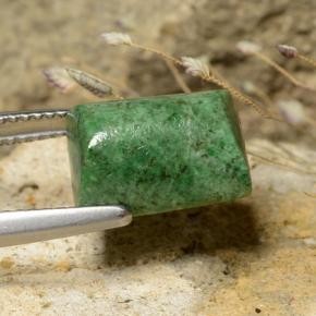 Maw-sit-sit Verde scuro naturale da 6.77 ct, Taglio a baguette, Opaco