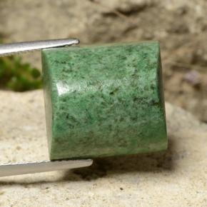 Maw-sit-sit verde pino naturale da 16,76 ct, baguette, opaco