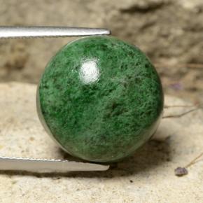 Maw-sit-sit naturale verde da 19,89 ct, taglio rotondo, opaco