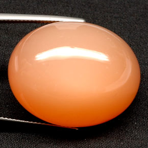 Pietra di luna Arancione naturale da 68.02 ct, Trasparente, Trasparente/Traslucido