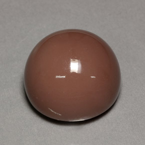 Pietra di luna naturale marrone da 23,20 ct, taglio rotondo, opaco