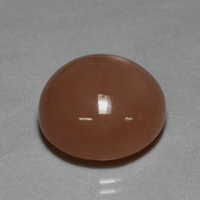 Pietra di luna naturale arancione da 22,69 ct, taglio rotondo, opaco
