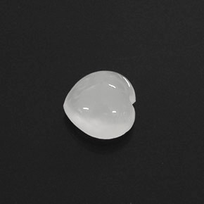 Pietra di luna naturale crema da 2,69 ct, trasparente, trasparente/traslucido