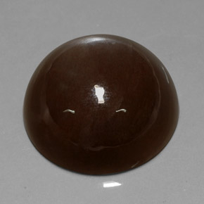 Pietra di luna naturale marrone da 37,22 ct, taglio rotondo, traslucido