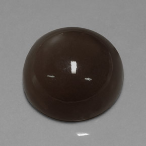 Pietra di luna naturale marrone da 21,32 ct, taglio rotondo, traslucido
