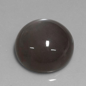 Pietra di luna naturale marrone da 19,43 ct, taglio rotondo, traslucido