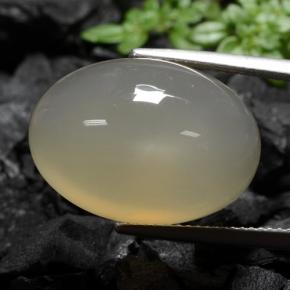 Pietra di luna naturale marrone da 25,19 ct, trasparente, trasparente/traslucido