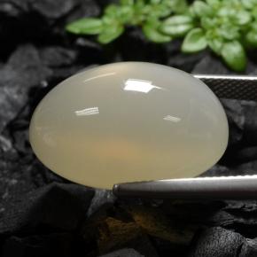 Pietra di luna naturale marrone da 25,19 ct, trasparente, trasparente/traslucido