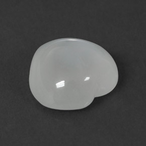 Pietra di luna naturale bianco da 2,22 ct, trasparente, trasparente/traslucido