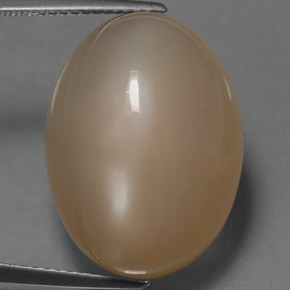 Pietra di luna naturale crema da 20,29 ct, taglio ovale, traslucido