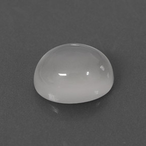Pietra di luna naturale bianco da 1,46 ct, trasparente, trasparente/traslucido