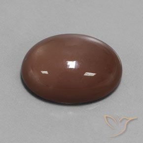 Pietra di luna Marrone rossastro naturale da 18.34 ct, Ovale, Opaco