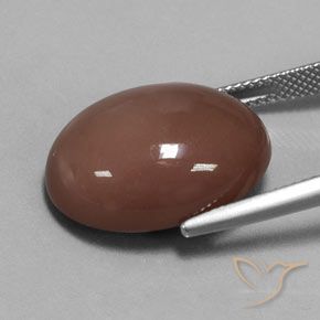 Pietra di luna Marrone rossastro naturale da 18.34 ct, Ovale, Opaco