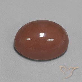 Pietra di luna Marrone medio naturale da 23.67 ct, Ovale, Opaco