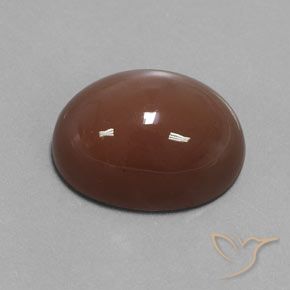 Pietra di luna Marrone caldo intenso naturale da 23.52 ct, Ovale, Opaco