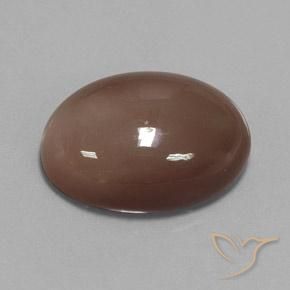 Pietra di luna Marrone medio naturale da 23.78 ct, Ovale, Opaco
