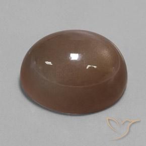 Pietra di luna Espresso Marrone naturale da 36.79 ct, Ovale, Opaco