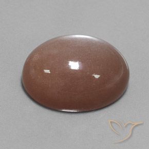 Pietra di luna Marrone naturale da 28.75 ct, Ovale, Opaco