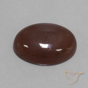 Pietra di luna Marrone medio naturale da 21.08 ct, Ovale, Opaco