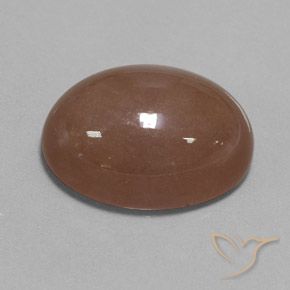 Pietra di luna Marrone medio naturale da 27.61 ct, Ovale, Opaco
