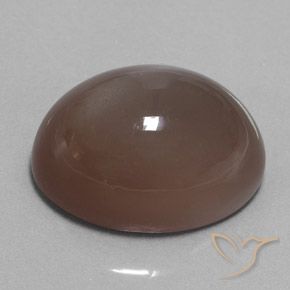 Pietra di luna Espresso Marrone naturale da 29.70 ct, Ovale, Opaco