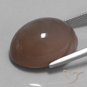 Pietra di luna Espresso Marrone naturale da 29.70 ct, Ovale, Opaco