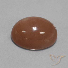 Pietra di luna Marrone naturale da 30.83 ct, Ovale, Opaco