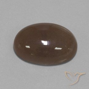 Pietra di luna Marrone medio naturale da 22.19 ct, Ovale, Opaco