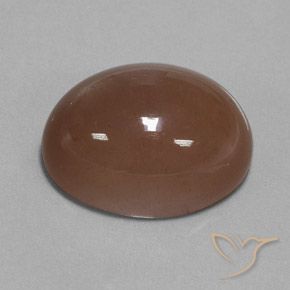 Pietra di luna Marrone naturale da 30.75 ct, Ovale, Opaco