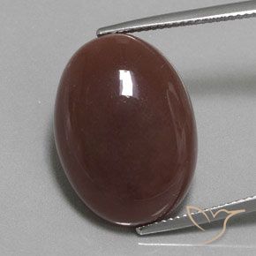 18.53ct Naturale Marrone medio Pietra di luna, Ovale, Opaco