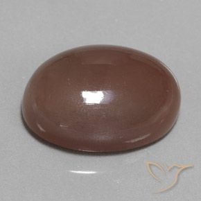 Pietra di luna Marrone medio naturale da 23.37 ct, Ovale, Opaco