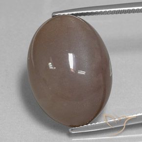 28.97ct Naturale Marrone medio Pietra di luna, Ovale, Opaco