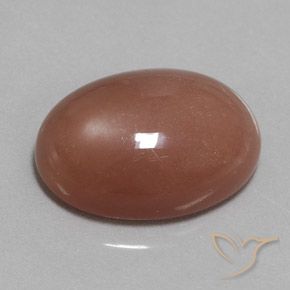 Pietra di luna Marrone medio naturale da 22.59 ct, Ovale, Opaco