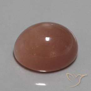 Pietra di luna Marrone rossastro naturale da 25.10 ct, Ovale, Opaco