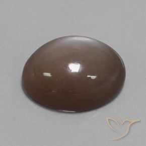 Pietra di luna Marrone cioccolato naturale da 21.72 ct, Ovale, Opaco