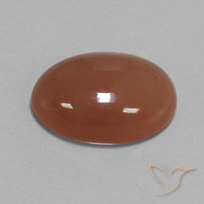 Pietra di luna Cannella Brown naturale da 15.54 ct, Ovale, Opaco