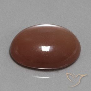 Pietra di luna Marrone caldo naturale da 19.77 ct, Ovale, Opaco
