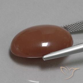 Pietra di luna Marrone caldo naturale da 19.77 ct, Ovale, Opaco