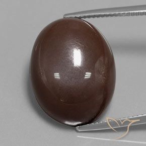 23.33ct Naturale Marrone medio Pietra di luna, Ovale, Opaco