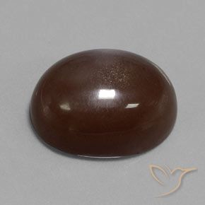 Pietra di luna Marrone medio naturale da 23.33 ct, Ovale, Opaco