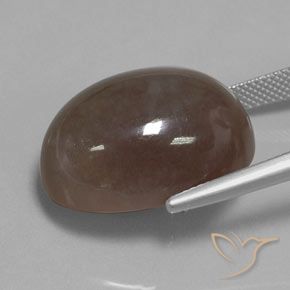Pietra di luna Marrone cioccolato naturale da 30.12 ct, Ovale, Opaco