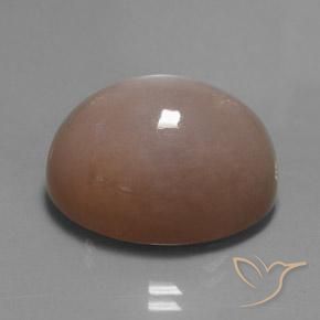 Pietra di luna Marrone medio-chiaro naturale da 24.60 ct, Ovale, Traslucido