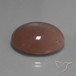 Pietra di luna Marrone rossastro naturale da 30.93 ct, Ovale, Traslucido