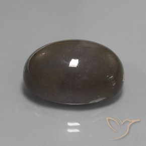 Pietra di luna ombra marrone naturale da 27.12 ct, Ovale, Traslucido