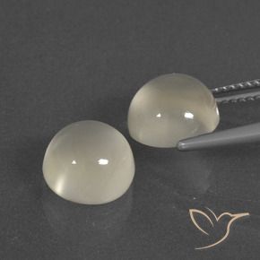 Gemme di Pietra di luna Bianco caldo naturale da 6.83 ct, Rotondo, Traslucido