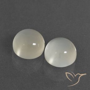 Gemme di Pietra di luna Bianco caldo naturale da 7.23 ct, Rotondo, Traslucido